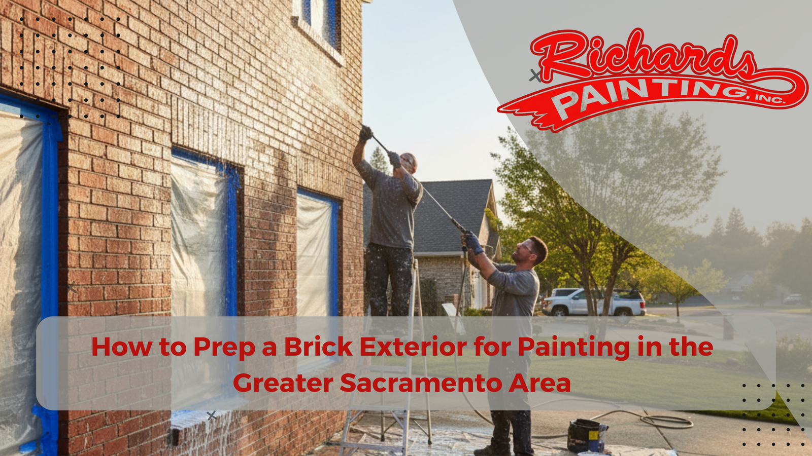 Prep a Brick Exterior for Painting