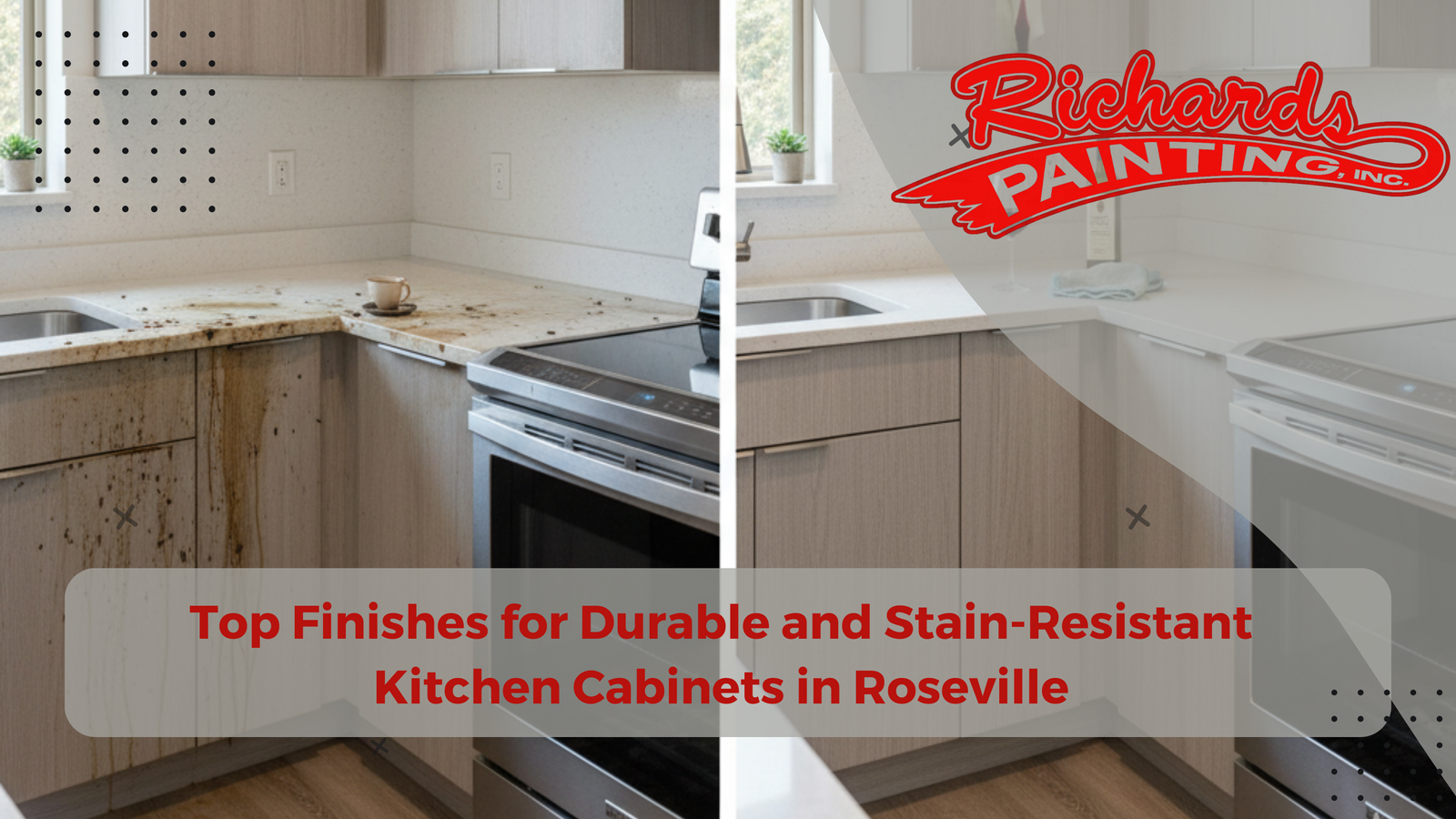 Top Finishes for Durable and Stain Resistant Kitchen Cabinets in Roseville
