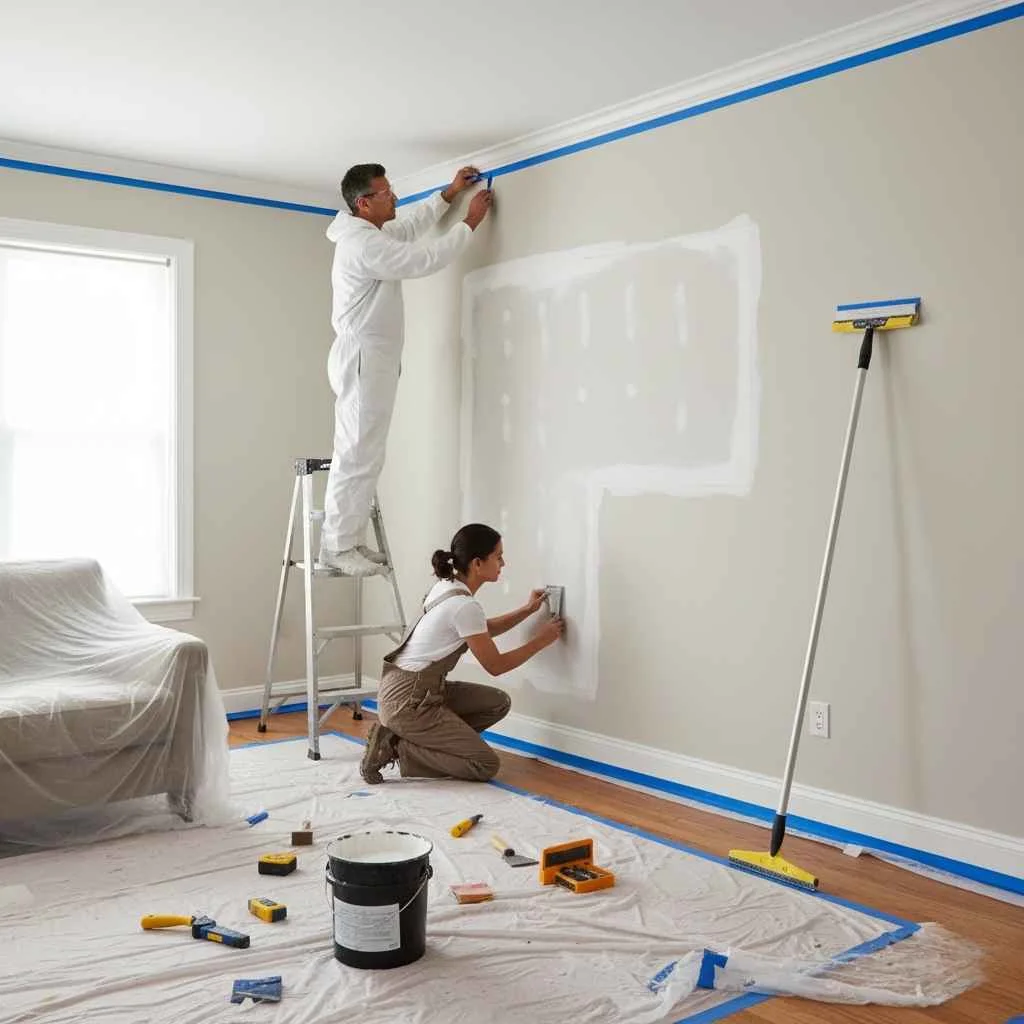 wall preparation before painting