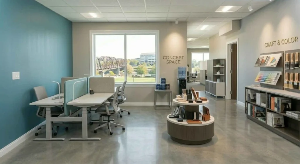 modern office or retail interior