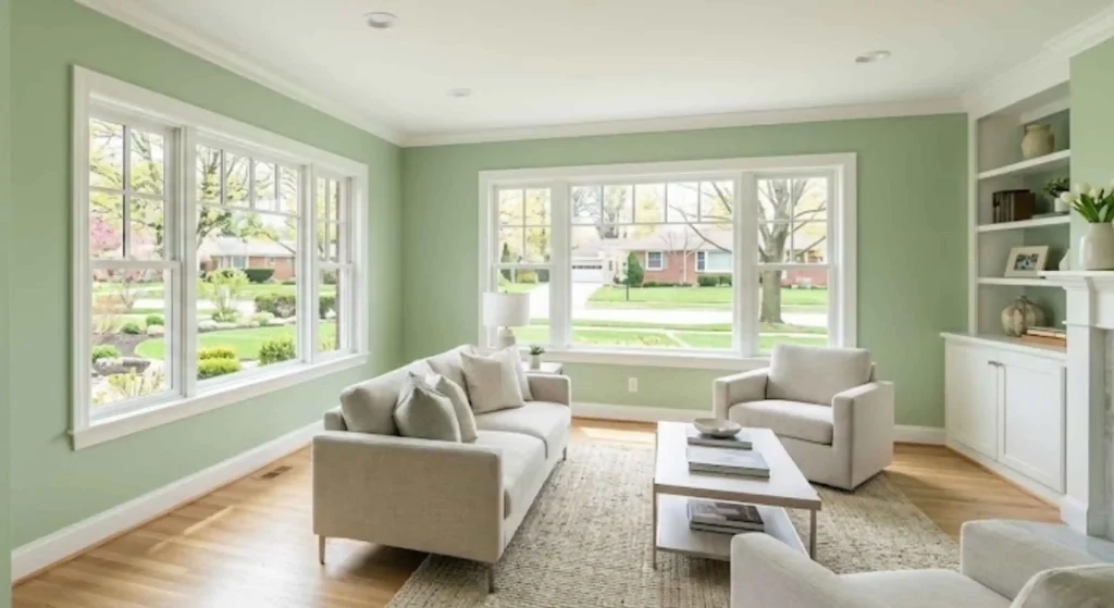 clean, bright Folsom home interior