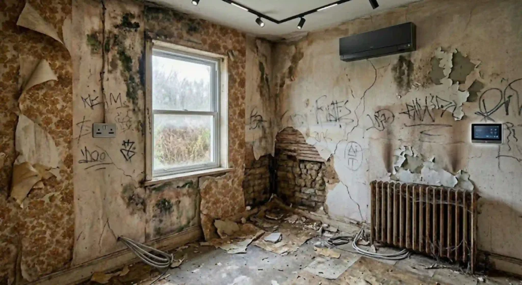 damaged or outdated interior walls