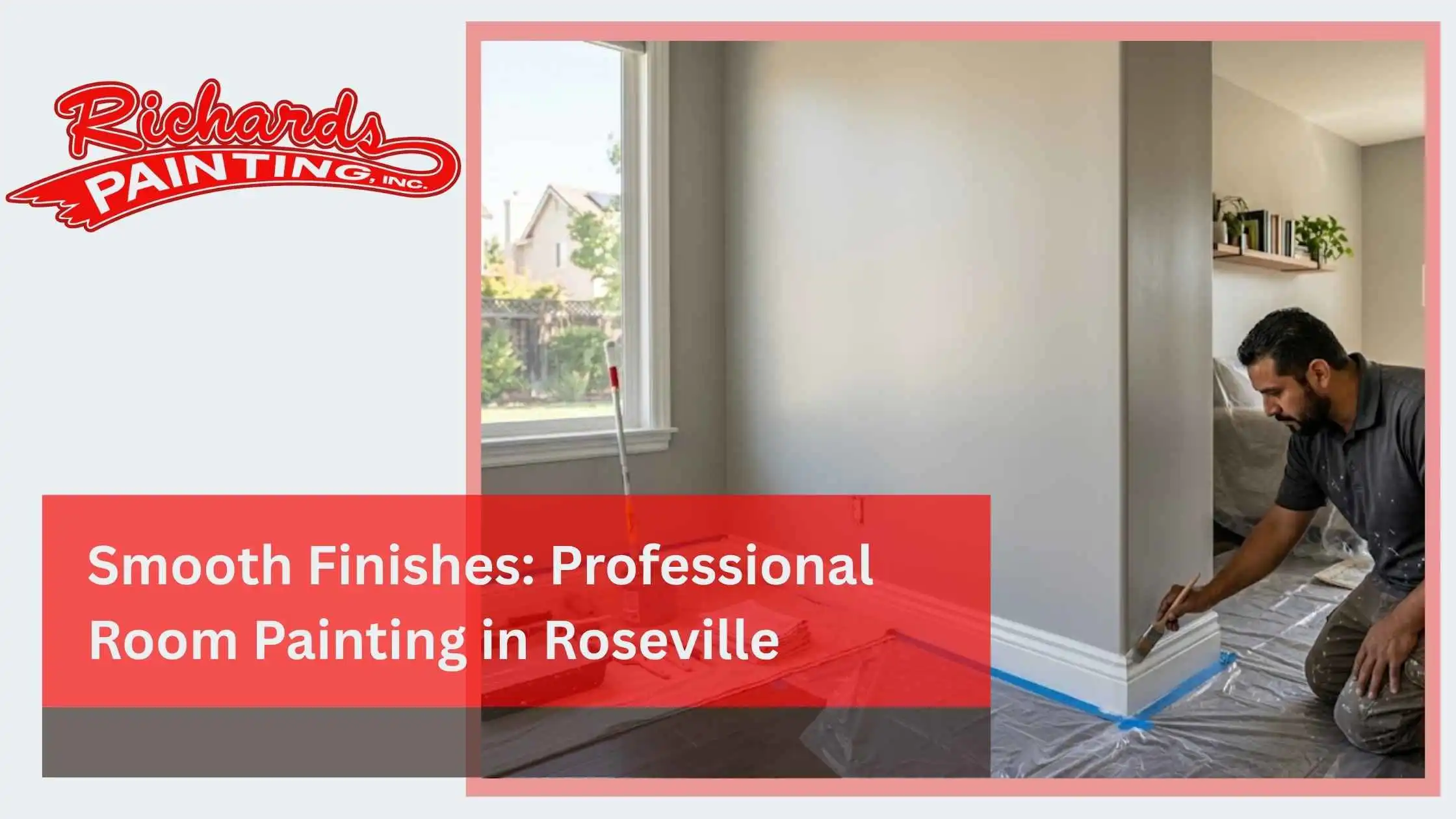 Smooth Finishes Professional Room Painting in Roseville