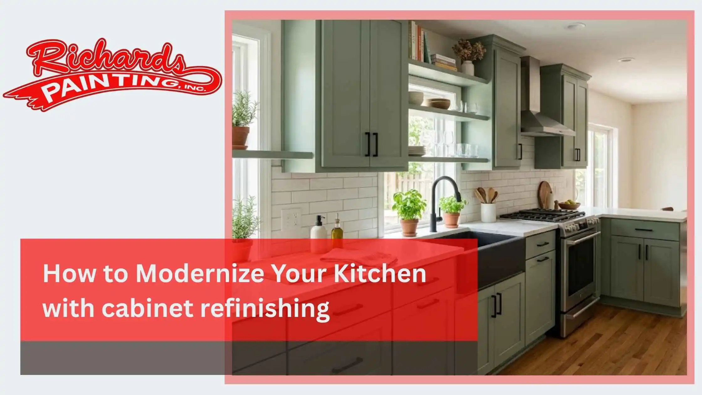 How to Modernize Your Kitchen with cabinet refinishing